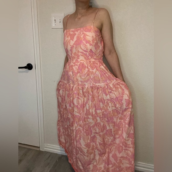 Olivaceous Summer Maxi Dress Size Medium - Picture 3 of 14